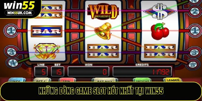 Những dòng game slot hot nhất tại Win55